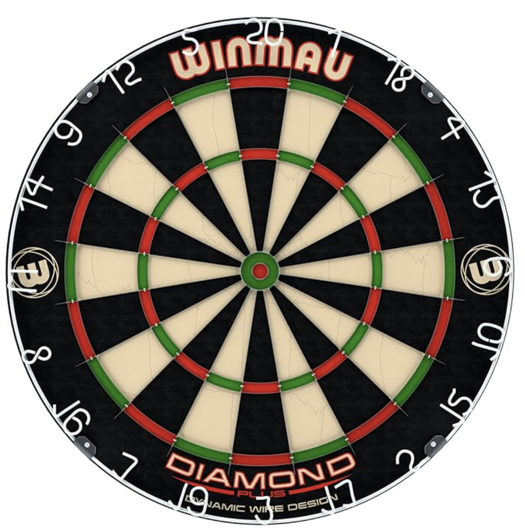 Winmau Diamond Plus Professionell Darttavla - Set Med Pilar