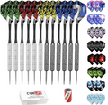CyeeLife Dartset 12-pack 20g - Komplett Set med 36 Flights & Tillbehör