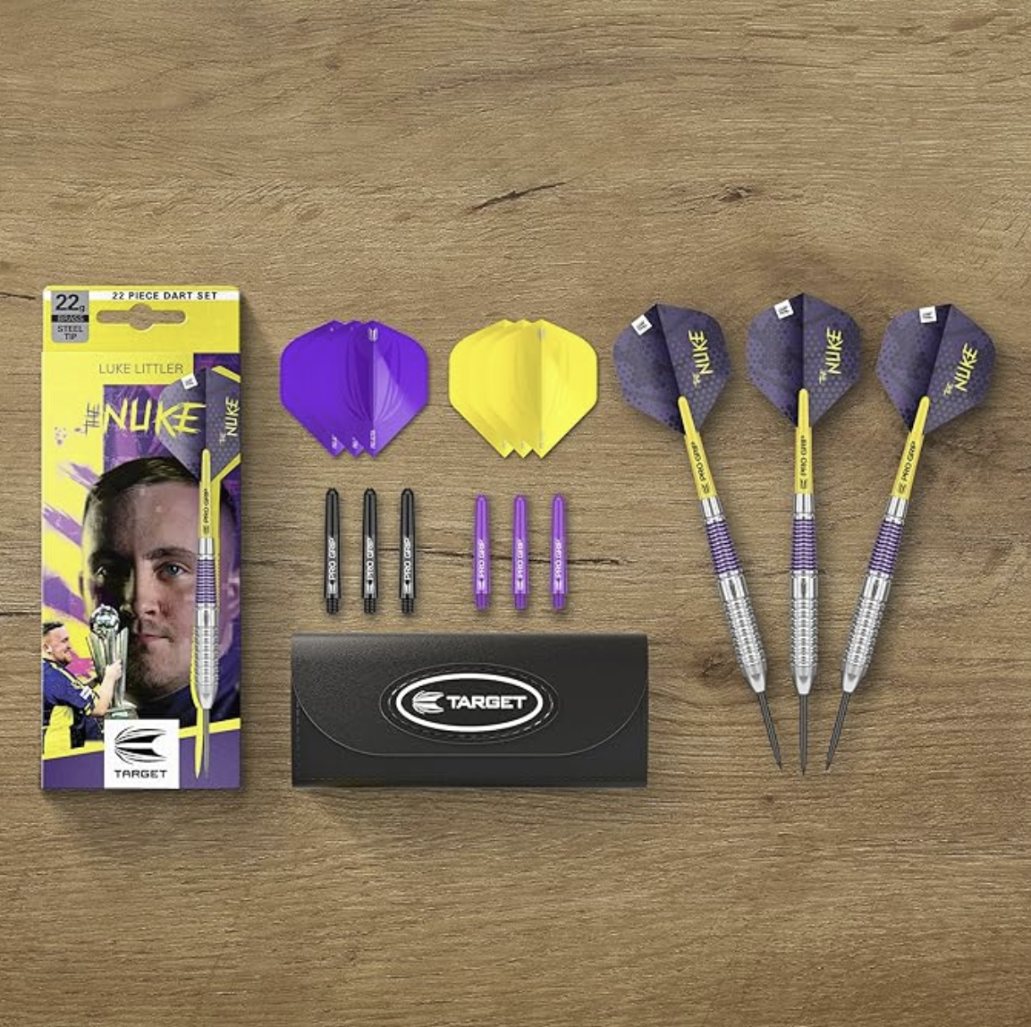 TARGET Darts Luke Littler Set – 22G Dartpilar