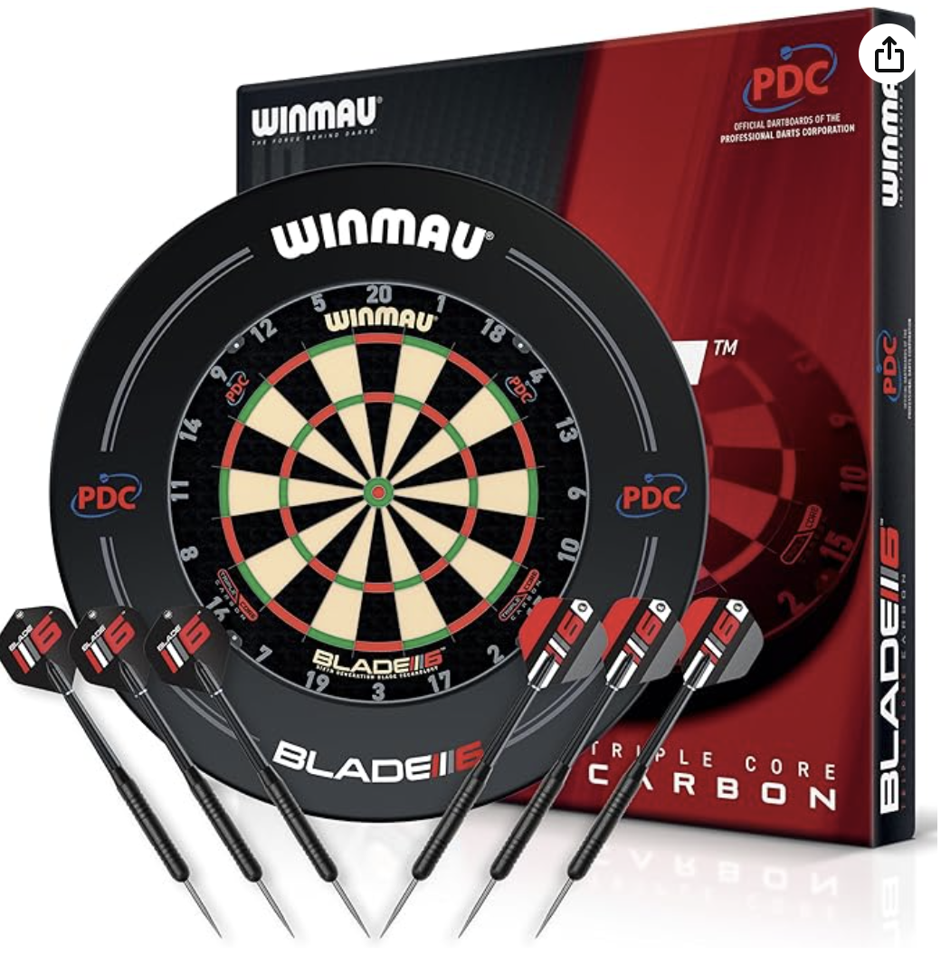 WINMAU Triple Core Dartboard Set