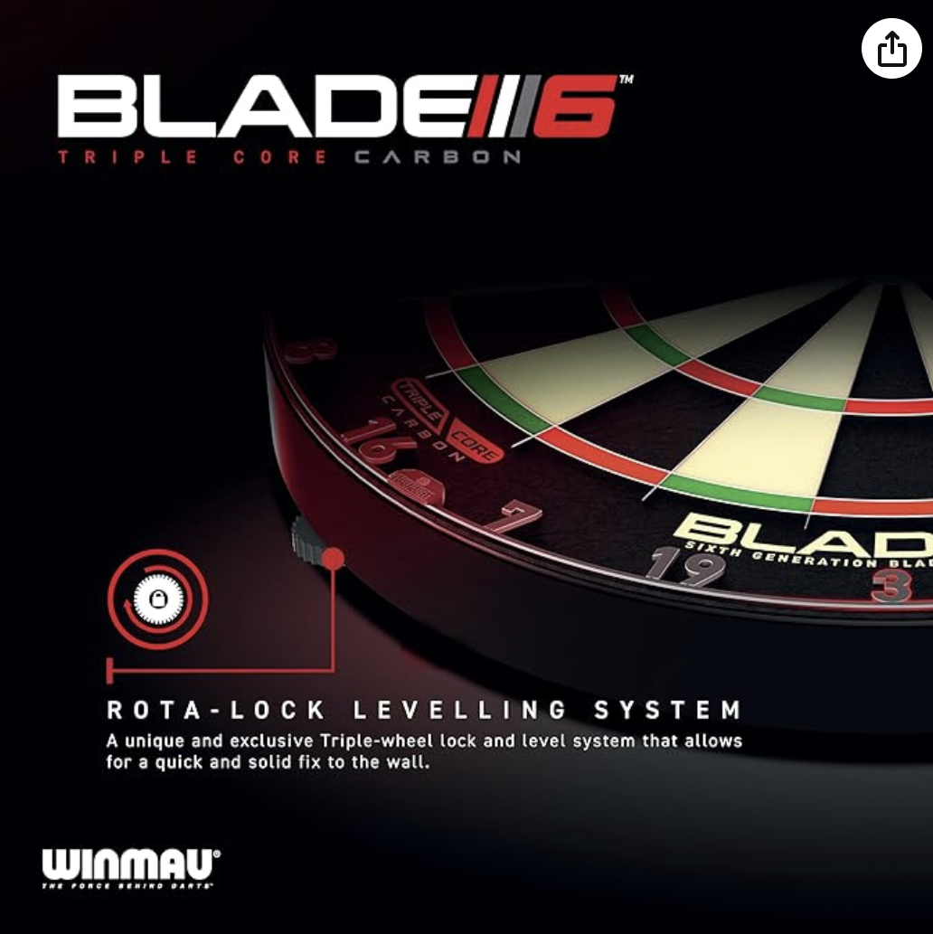 WINMAU Triple Core Dartboard Set