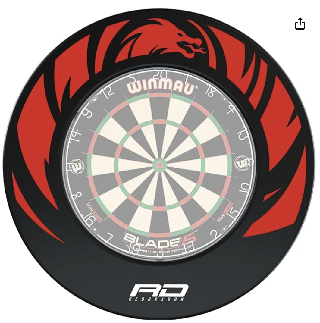 Red Dragon Darttavla Surround Drake Design - Väggskydd
